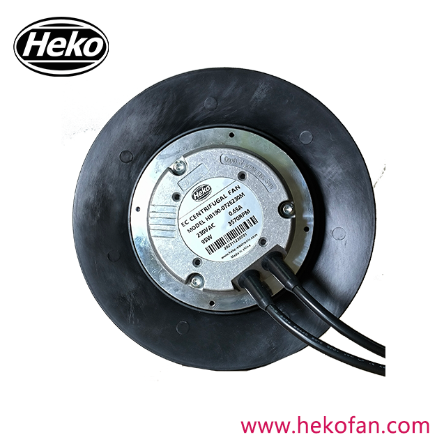 New Generation HEKO EC190mm Low Noise Air Cooler Centrifugal Fan