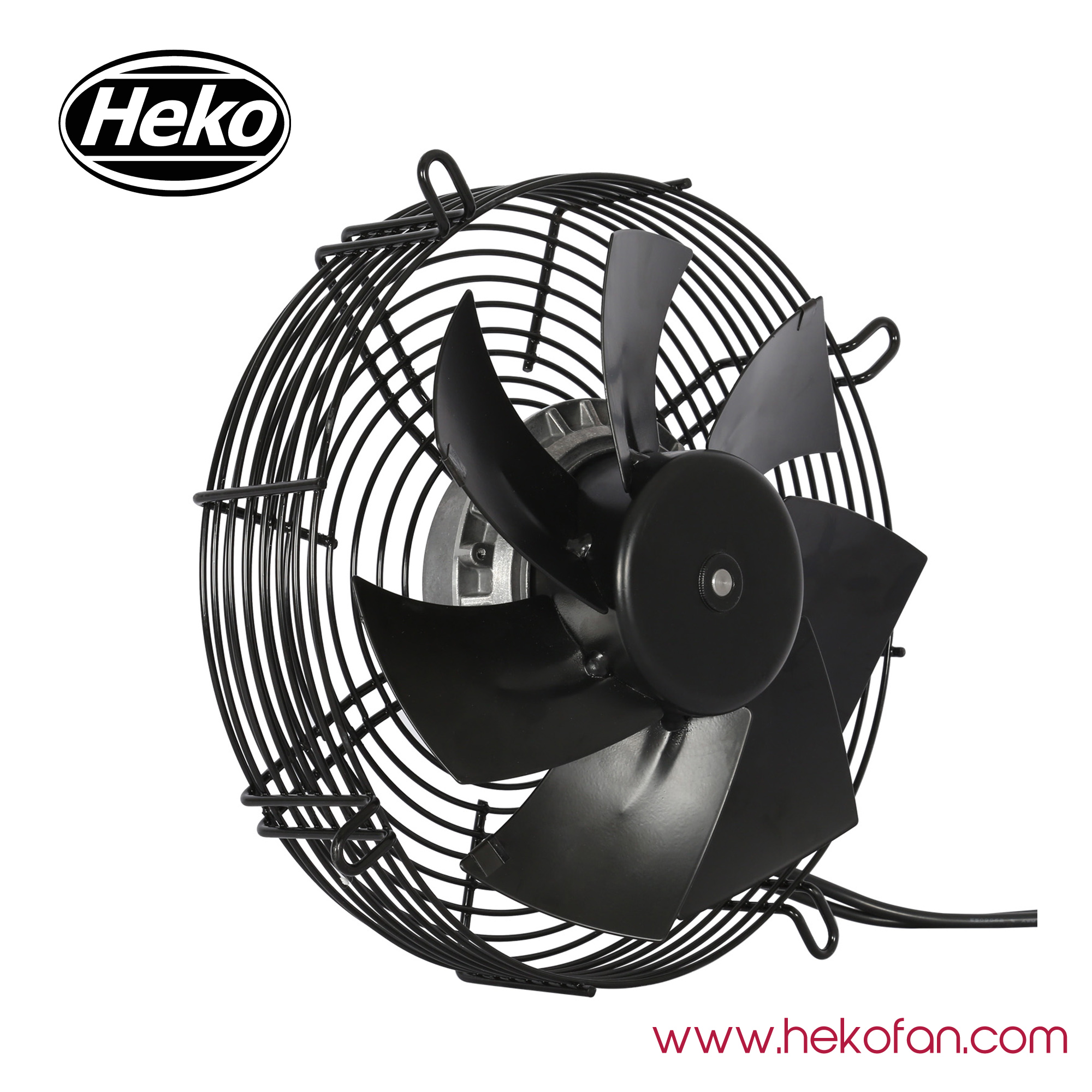 HEKO EC250mm Portable Steel Coated In Black Axial Flow Fans