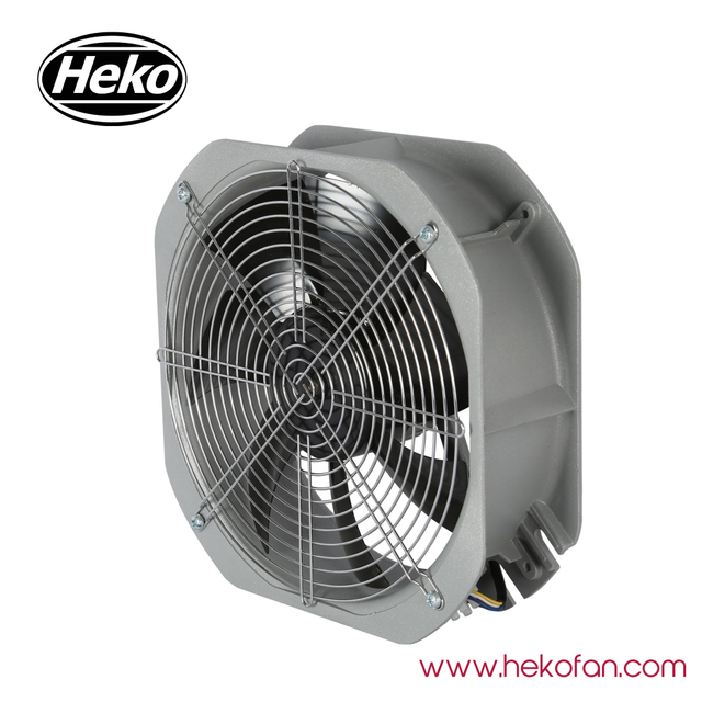 HEKO DC250mm 24V 48V Air Conditioning HVAC Axial Motor Fan
